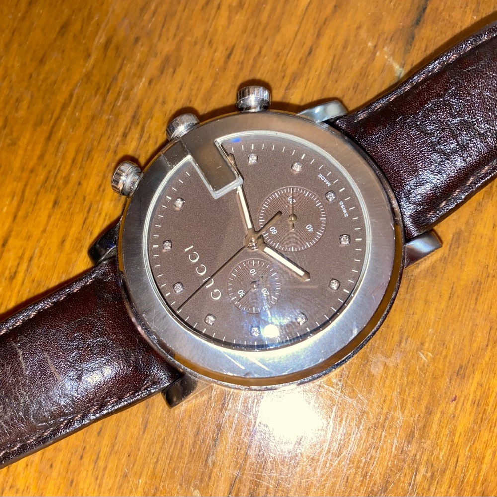 Gucci G Chrono Diamond Watch (purchased @ gucci)